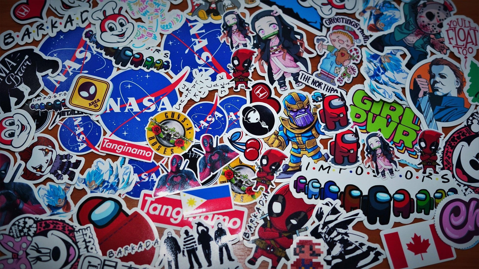 3 Stars and Sun full color Die Cut Sticker for Laptop Wall Water bottle Yeti Filipino Pinoy Pinay PPop - Sari Sari Tindahan