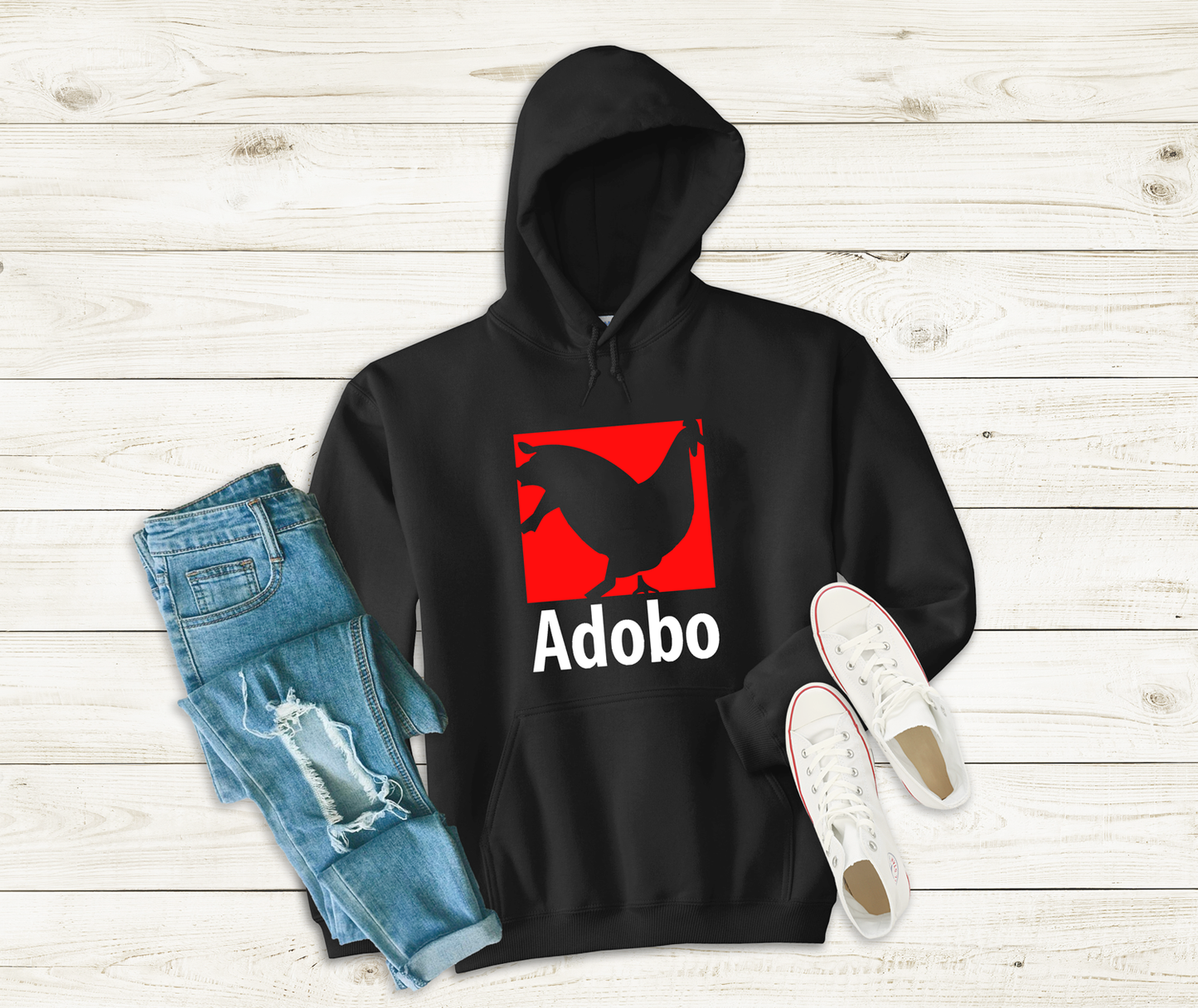 Adobo - Long Sleeve Unisex Hoodie Filipino Pinoy Pinay Mabuhay