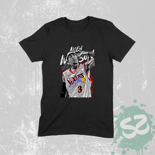 Allen Iverson The Answer - Unisex T-Shirt Sports Philadelphia 76ers Basketball