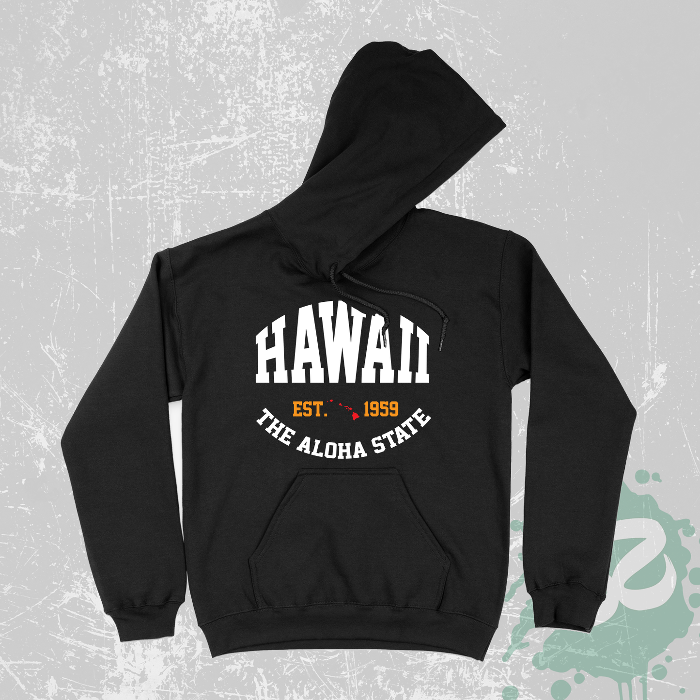 Aloha State HI Long Sleeve Unisex Hoodie Hawaii Shaka Mahalo Unisex Gift