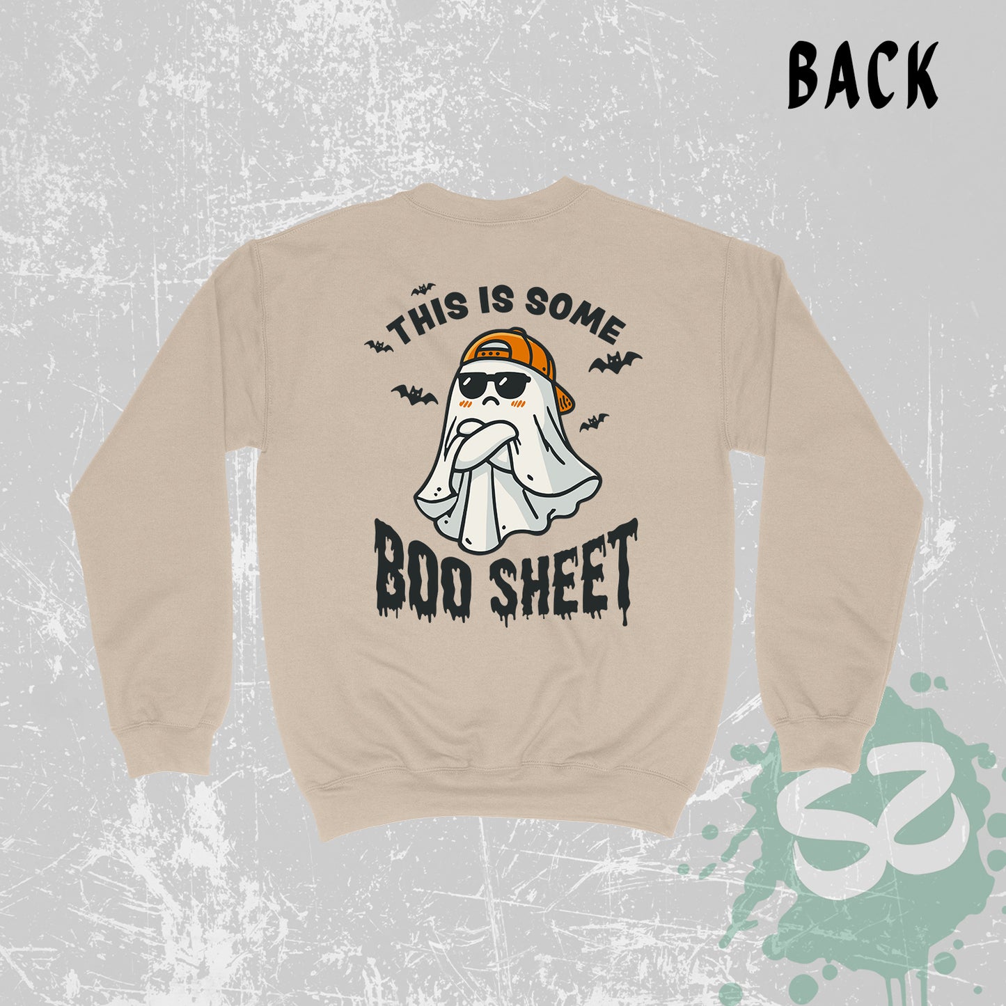 Halloween Gifts Creep it Real, This is Some BOO Sheet - Unisex Sweatshirt Spooky Vibes Funny Halloween Sweater Cute Halloween Costume