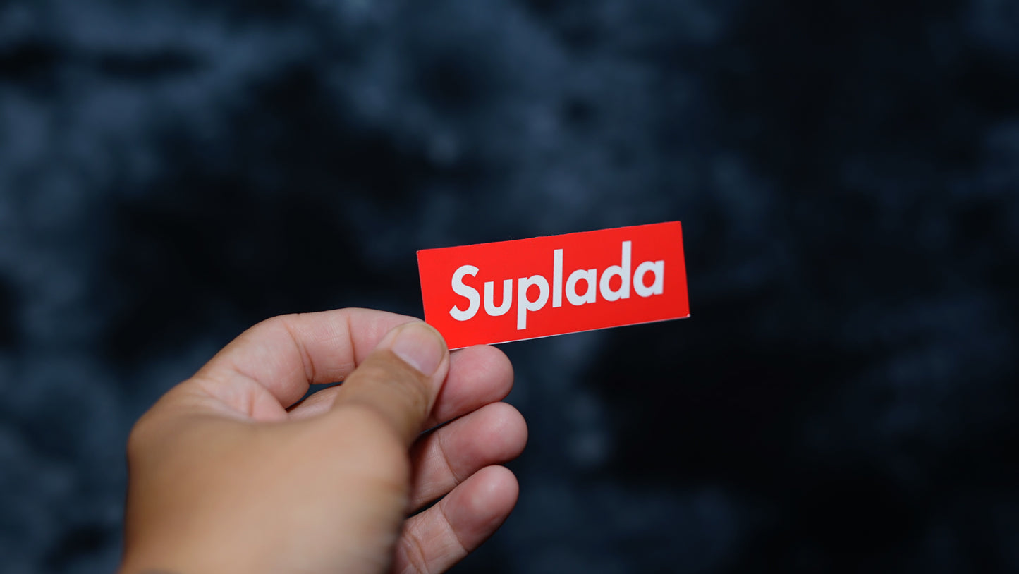 Suplada Die Cut Sticker for Laptop Wall Water bottle Yeti Filipino Pinoy Pinay Filipino Gift