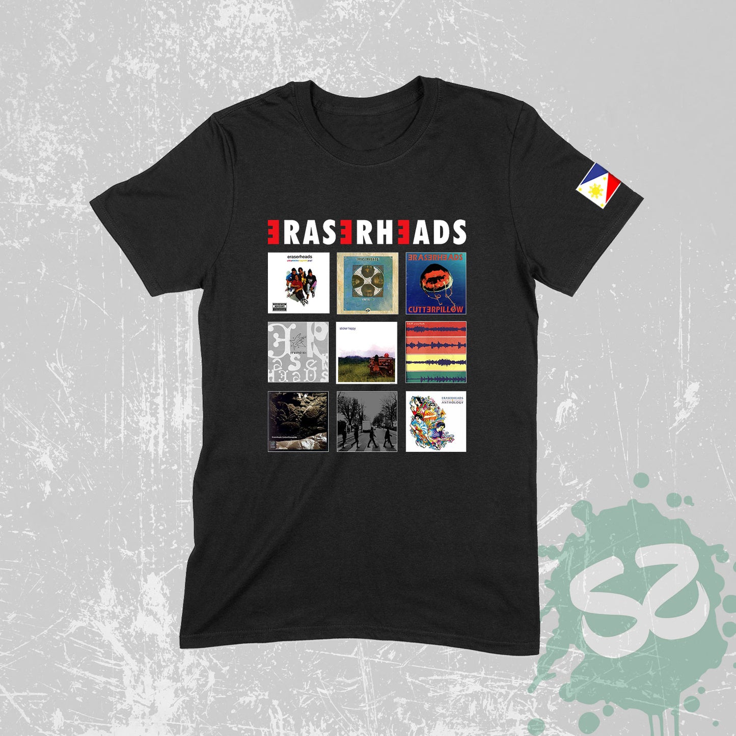 Eraserheads Filipino Alternative Rock Band Album Covers - Unisex T-Shirt Filipino Pinoy Pinay Mabuhay 90's Pinoy Band