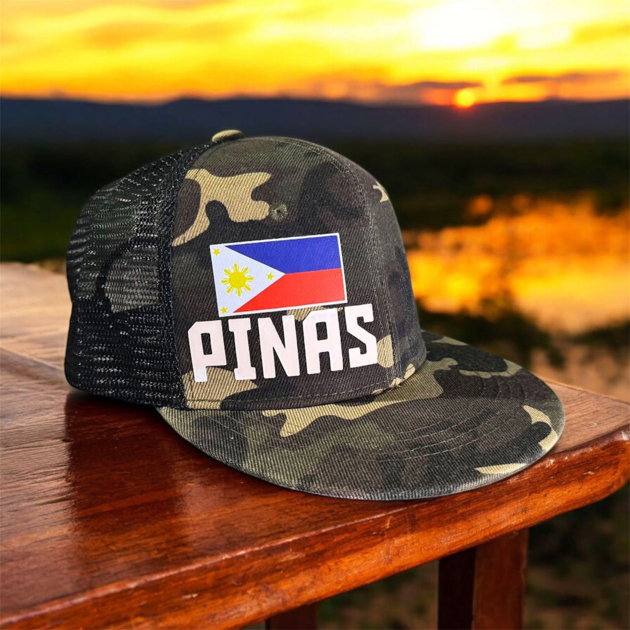 Filipino Gifts PINAS Philippine Flag Cap Hat Snapback mesh Cap Baseball mesh Cap Filipino Pinoy Pinay Filipina Pilipinas Philippines