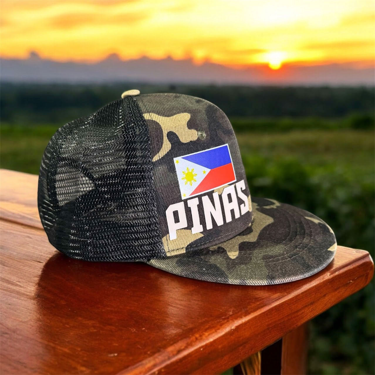 Filipino Gifts PINAS Philippine Flag Cap Hat Snapback mesh Cap Baseball mesh Cap Filipino Pinoy Pinay Filipina Pilipinas Philippines