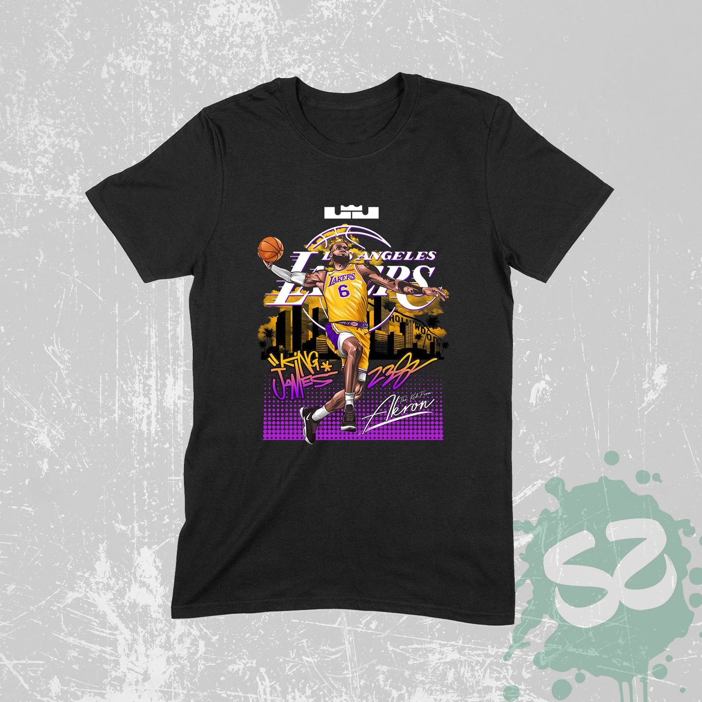 Lebron James The King - Unisex T-Shirt Sports Los Angeles Lakers Basketball