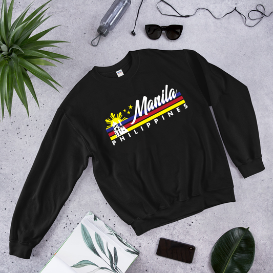 Manila Philippines - Unisex Sweatshirt Filipino Pinoy Pinay Mabuhay Pilipinas Filipino Gifts