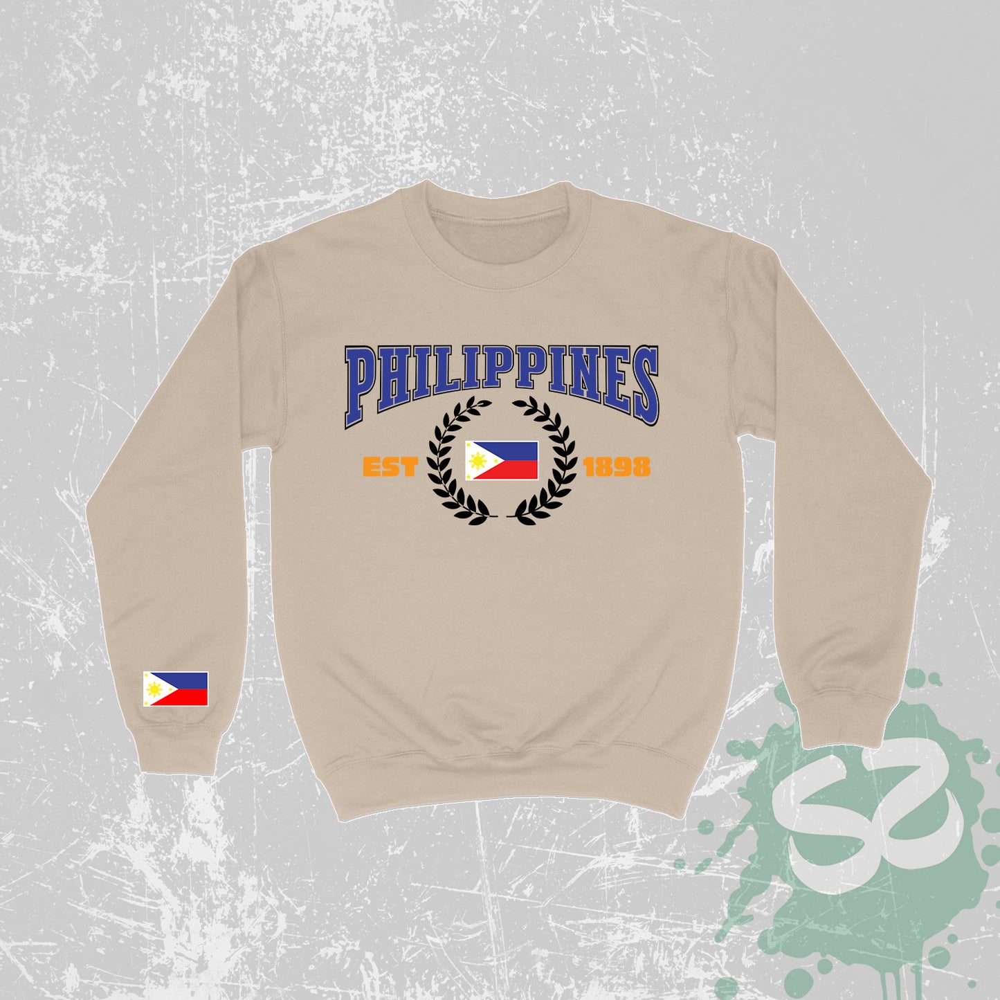 Philippines Est 1898 Philippine Flag - Unisex Sweatshirt Filipino Gift Gift Pinoy Pinay Sweater Pilipinas Gifts Pinoy Sweater Filipino Gifts