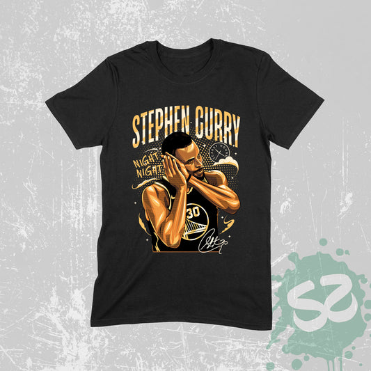 Stephen Curry Night Night Dub Nation - Unisex T-Shirt Sports Golden State Warriors Basketball