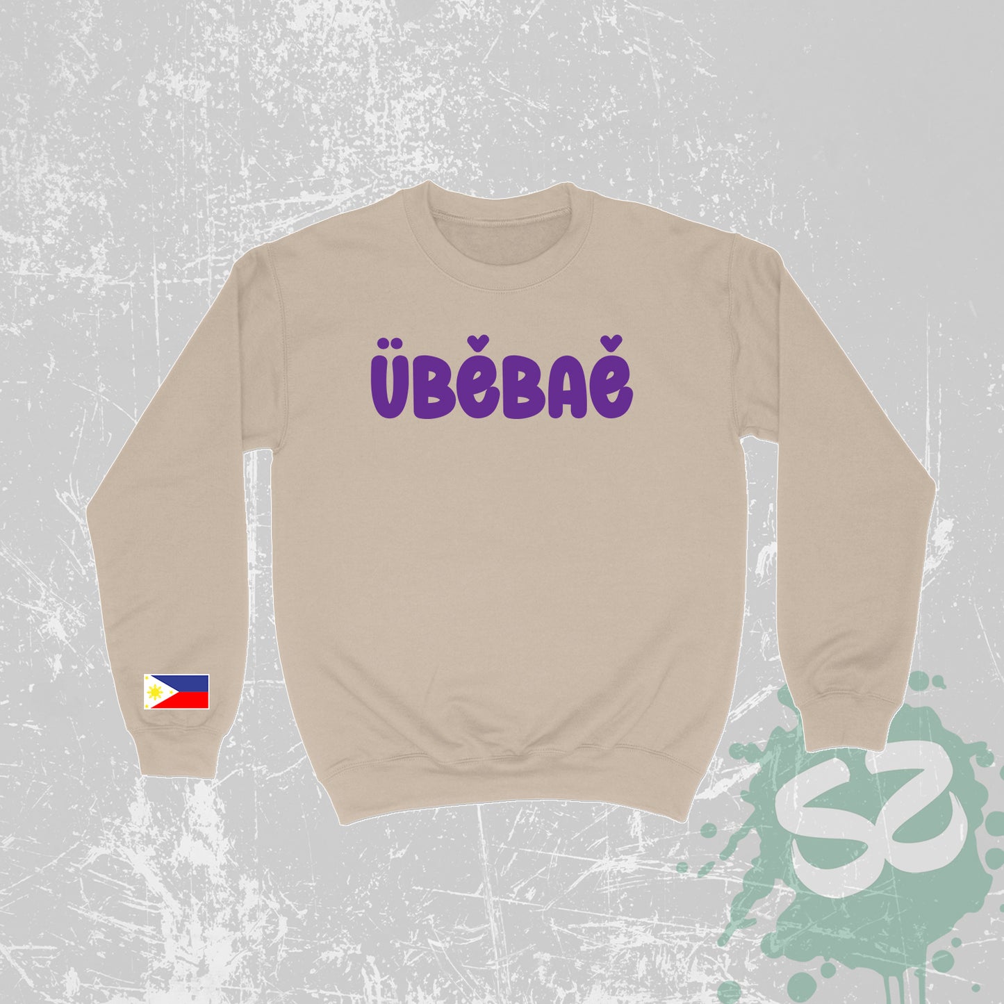 Ubebae- Unisex Sweatshirt Filipino Pinoy Pinay Mabuhay Pilipinas Filipino Gifts