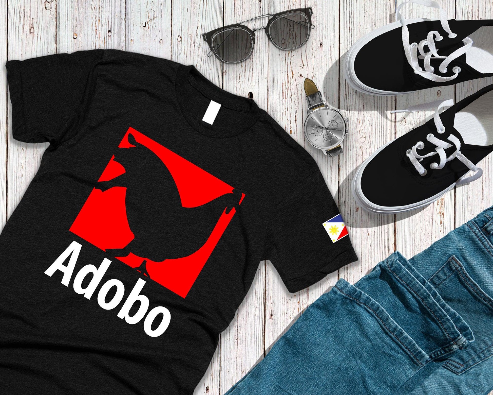 Adobo - Unisex T-Shirt Filipino Pinoy Pinay Mabuhay Philippines Pilipinas - Sari Sari Tindahan