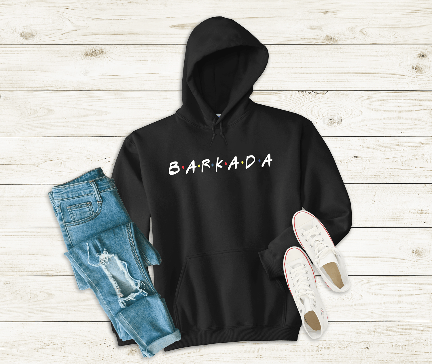 Barkada - Long Sleeve Unisex Hoodie Filipino Pinoy Pinay Mabuhay - Sari Sari Tindahan