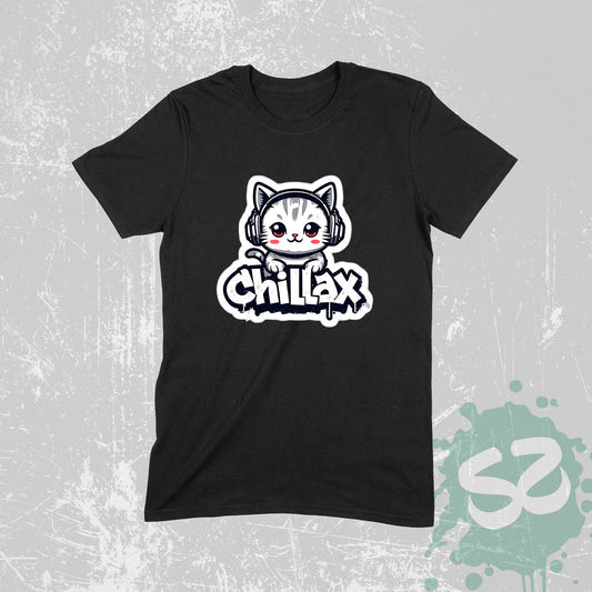 Filipino Gifts Cat Chillax - Unisex T-Shirt Filipino Pinoy Pinay Mabuhay