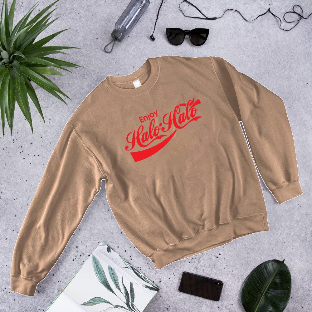 Enjoy Halo Halo - Unisex Sweatshirt Filipino Pinoy Pinay Mabuhay Pilipinas - Sari Sari Tindahan