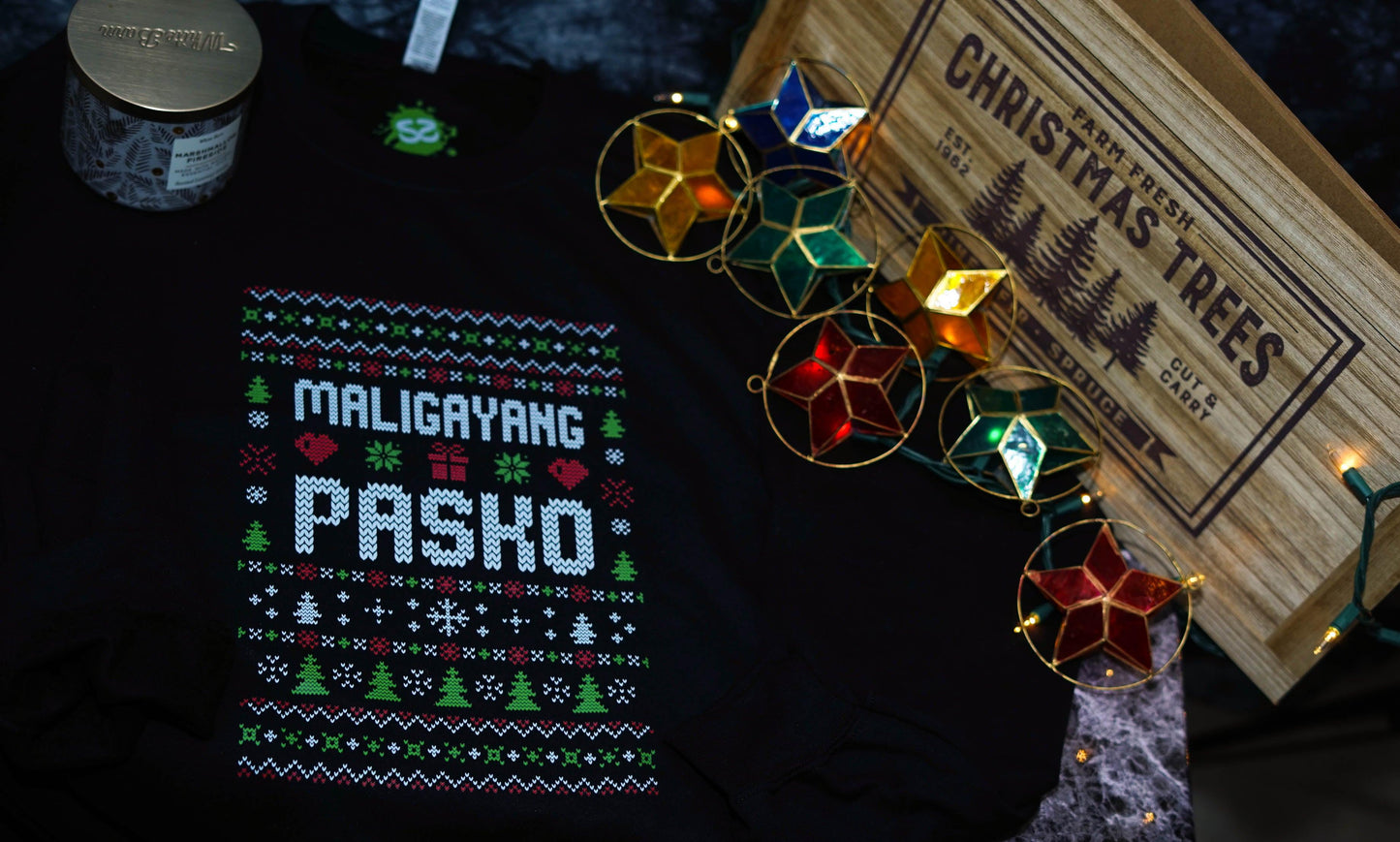 Filipino Christmas Gift Maligayang Pasko - Unisex Sweatshirt Filipino Ugly Sweatshirt Pinoy Pinay Mabuhay Pilipinas - Sari Sari Tindahan