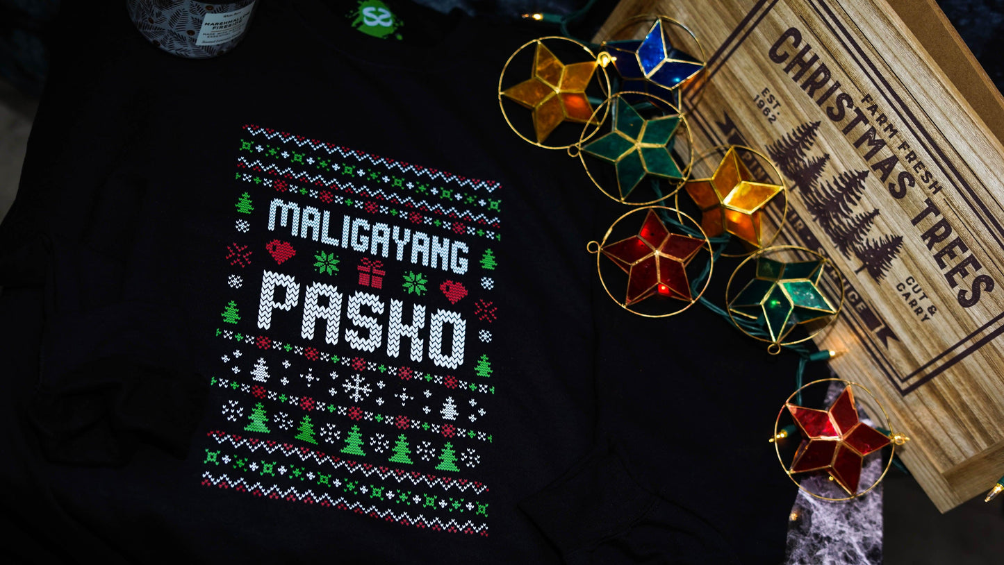 Filipino Christmas Gift Maligayang Pasko - Unisex Sweatshirt Filipino Ugly Sweatshirt Pinoy Pinay Mabuhay Pilipinas - Sari Sari Tindahan