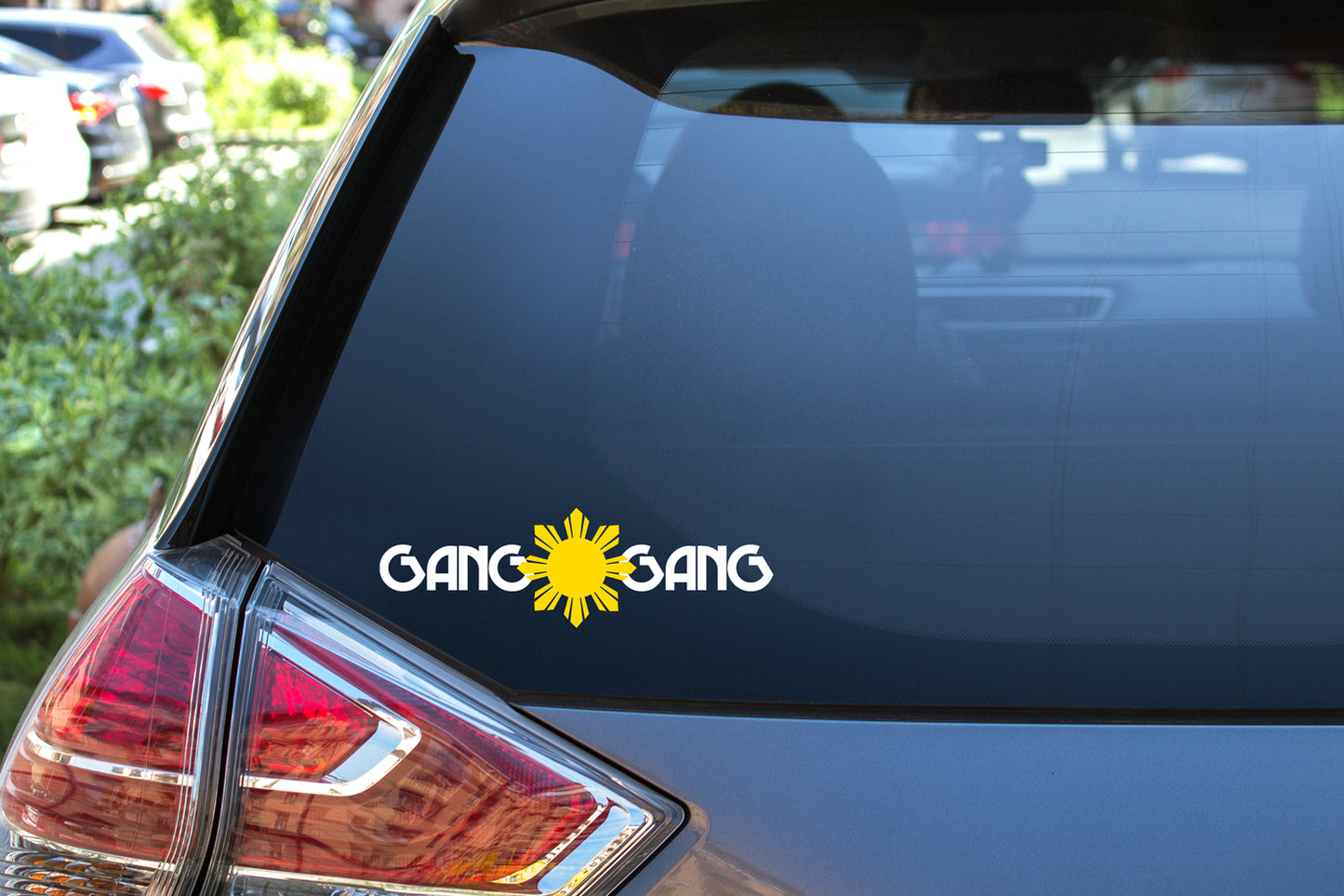 Gang Gang Pilipinas Sun Filipino Pinoy Vinyl Decal Sticker Car Window Filipino Gifts