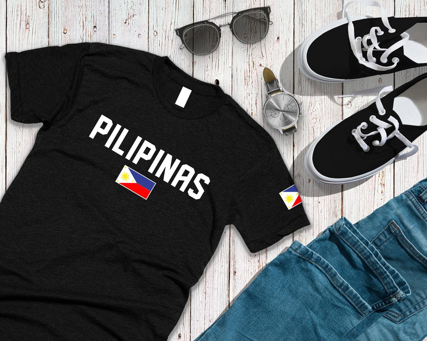 Gilas Pilipinas - Unisex T-Shirt Filipino Pinoy Pinay Mabuhay Pilipinas Basketball - Sari Sari Tindahan