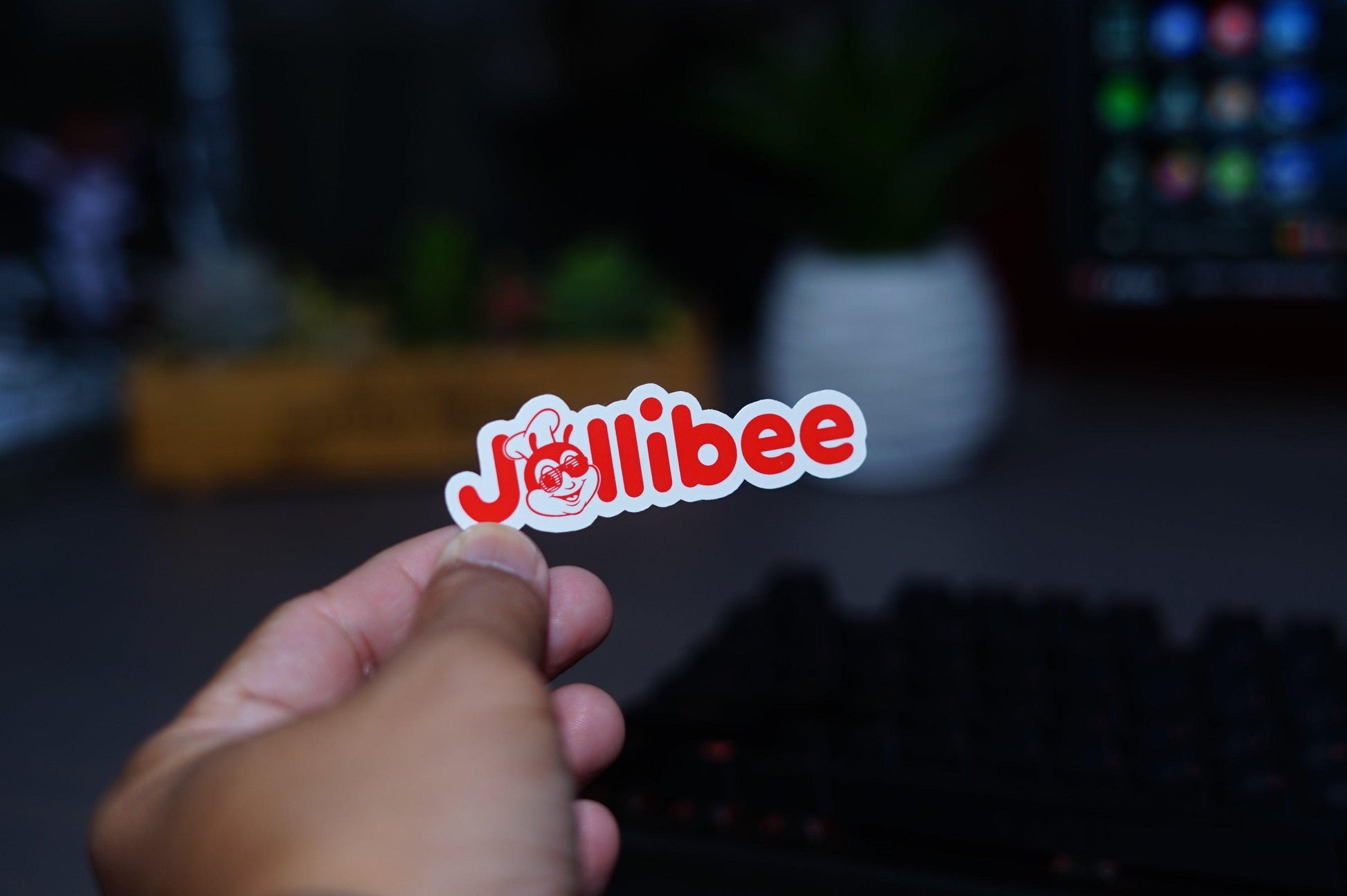 Jollibee Die Cut Stickers for Laptop Wall Water bottle Yeti Filipino Pinoy Pinay Philippines - Sari Sari Tindahan