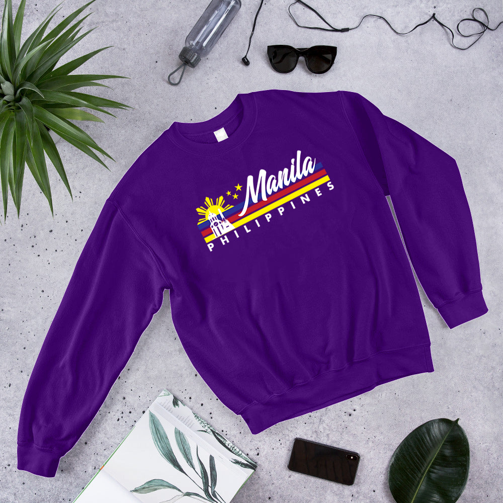 Manila Philippines - Unisex Sweatshirt Filipino Pinoy Pinay Mabuhay Pilipinas Filipino Gifts