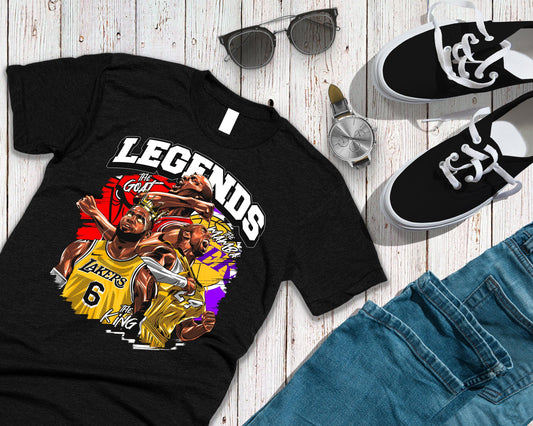 NBA Legends - Unisex T-Shirt Sports Basketball - Sari Sari Tindahan