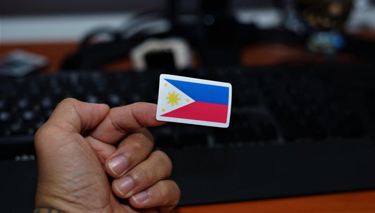 Philippine Flag Die Cut Sticker for Laptop Wall Water bottle Yeti Filipino Pinoy Pinay - Sari Sari Tindahan