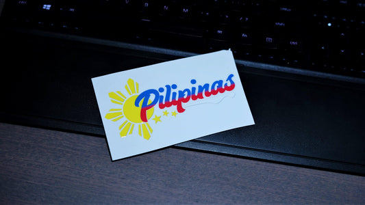 Pilipinas UV DTF Permanent Sticker Filipino Pinoy Pinay Philippines Filipina - Sari Sari Tindahan