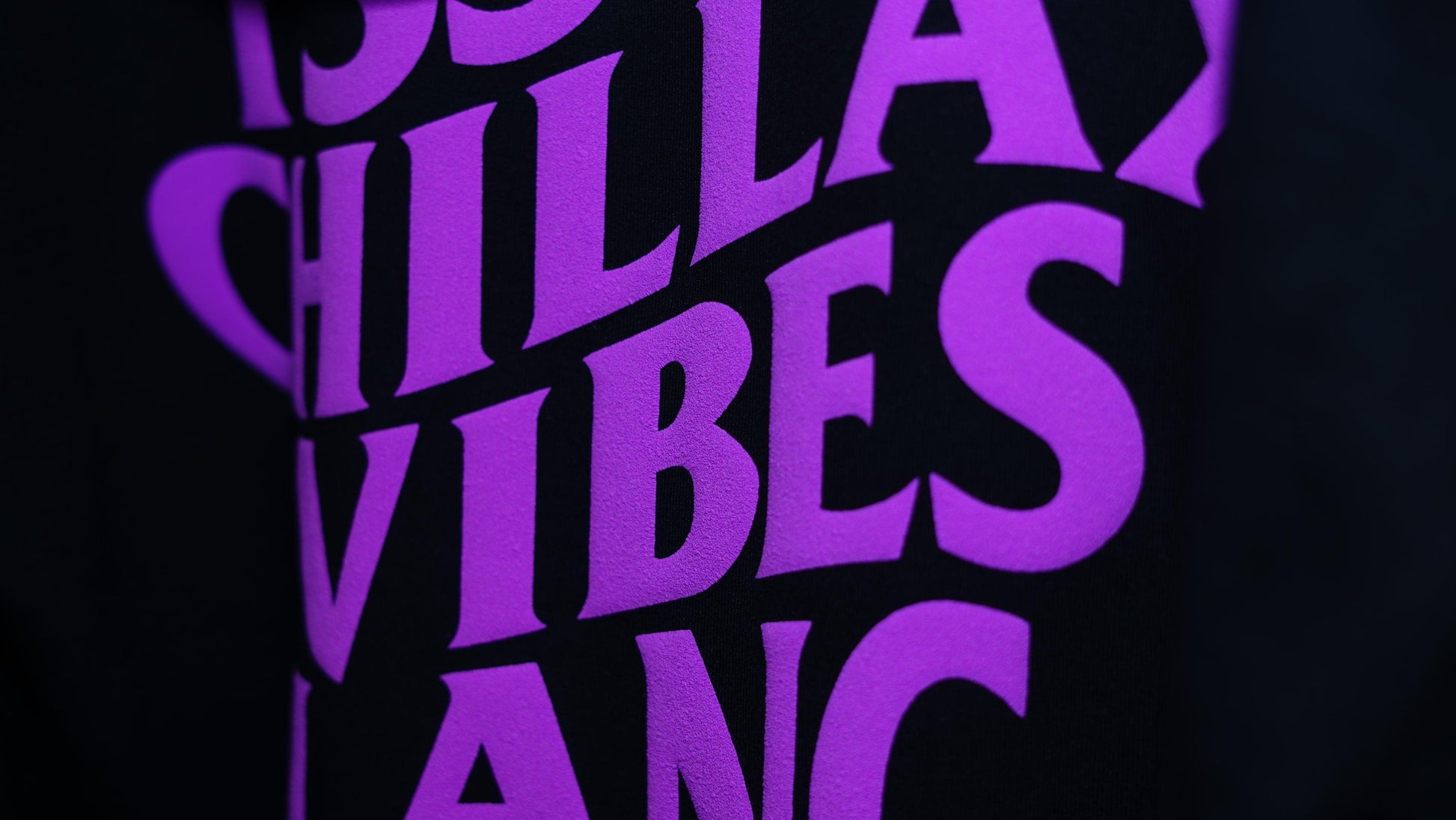 Pssstt Chillax Vibes Lang Sleeve Unisex Flock Printed Hoodie Filipino Pinoy Pinay Mabuhay Philippines Pinas Pilipinas - Sari Sari Tindahan