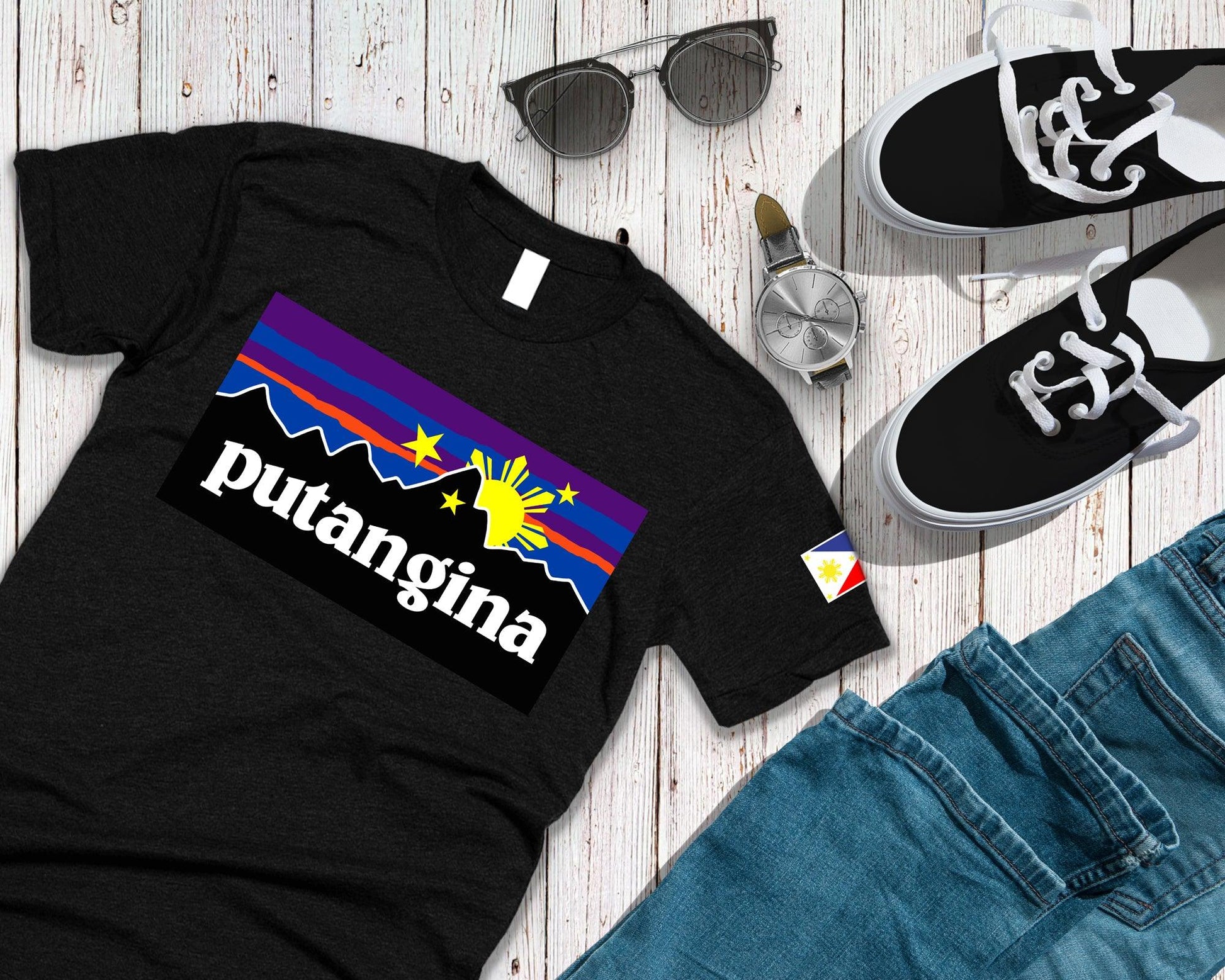 Putangina - Unisex T-Shirt Filipino Pinoy Pinay Mabuhay Funny Spoof - Sari Sari Tindahan