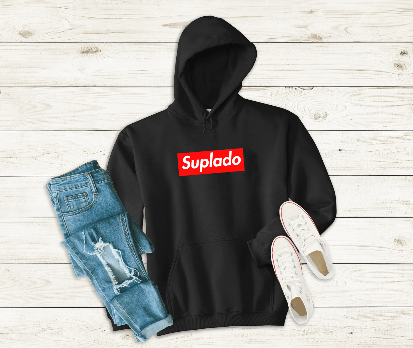 Suplado - Long Sleeve Unisex Hoodie Filipino Pinoy Pinay Mabuhay - Sari Sari Tindahan